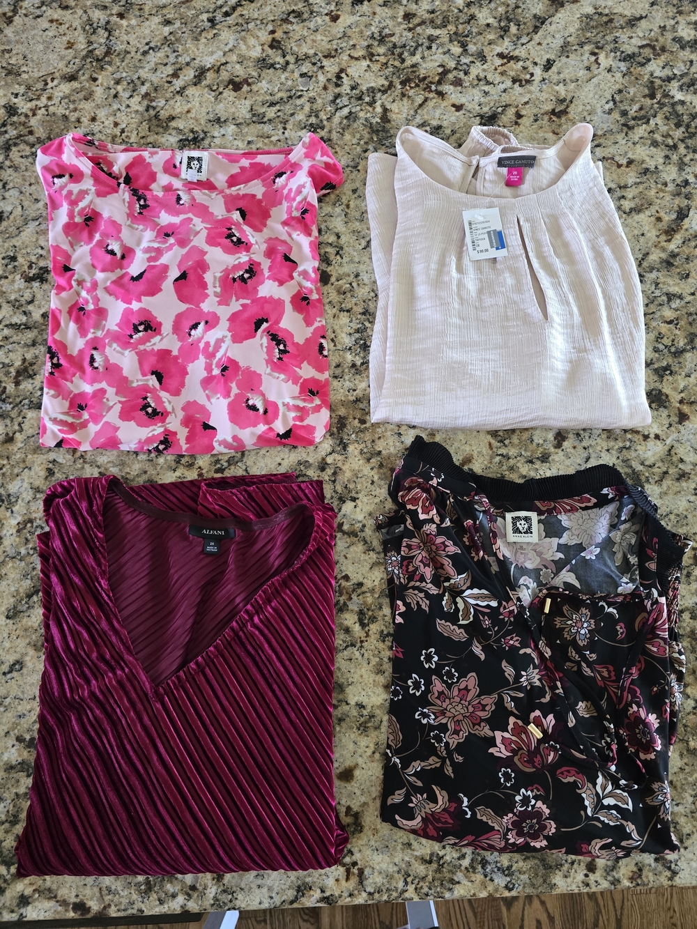 Women’s Shirt Lot Of 4 Blouses 2X
